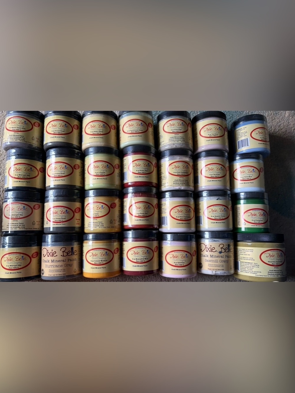 4 Jars Dixie Belle Paint Chalk Paint 8oz Choose from Colors in Description NEW
